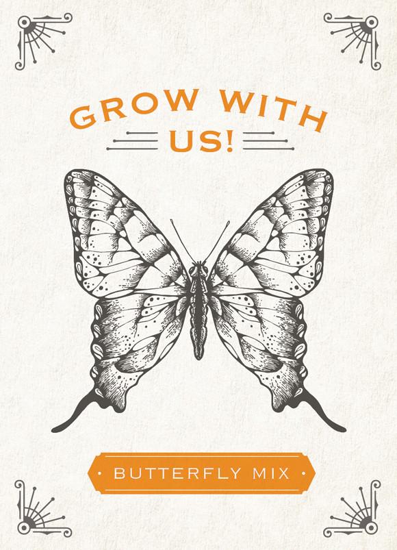 Grow With Us - Butterfly Wildflower Mix Seed Packets