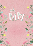 Custom Seed Packets: Oh Baby Bouquet Flower Seed Favor in Pink - Bentley Seeds