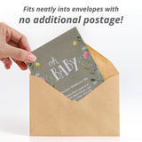 Fits into envelopes with no additional posted needed. Oh Baby - Baby Shower Sage Green Bouquet Flower Seed Packets Favor - Bentley Seeds