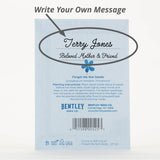 Write a personal message - Thank You for the Memories with Forget Me Not Seed Favor Packets - Bentley Seeds