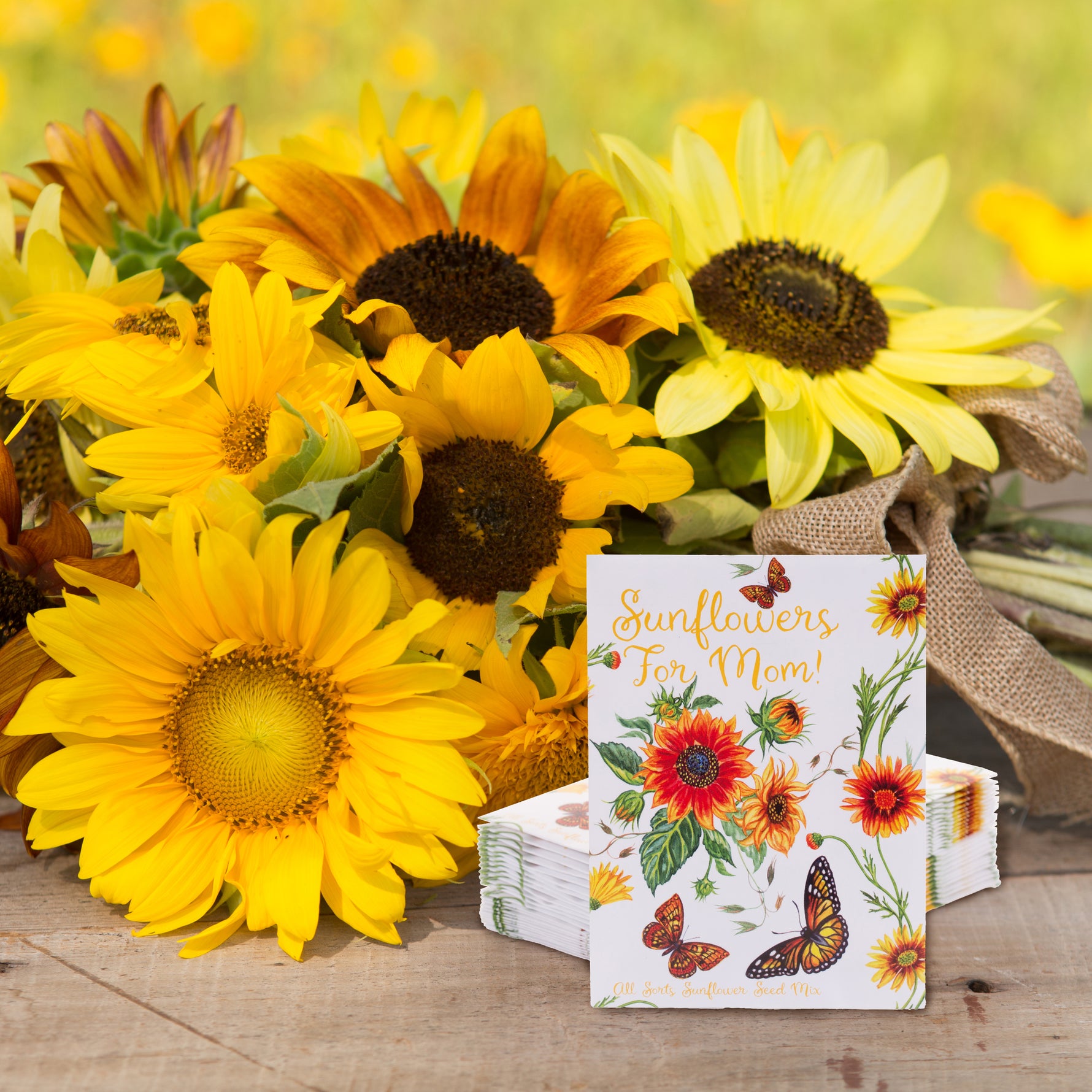 flower seeds for mother's day Sunflowers For Mom