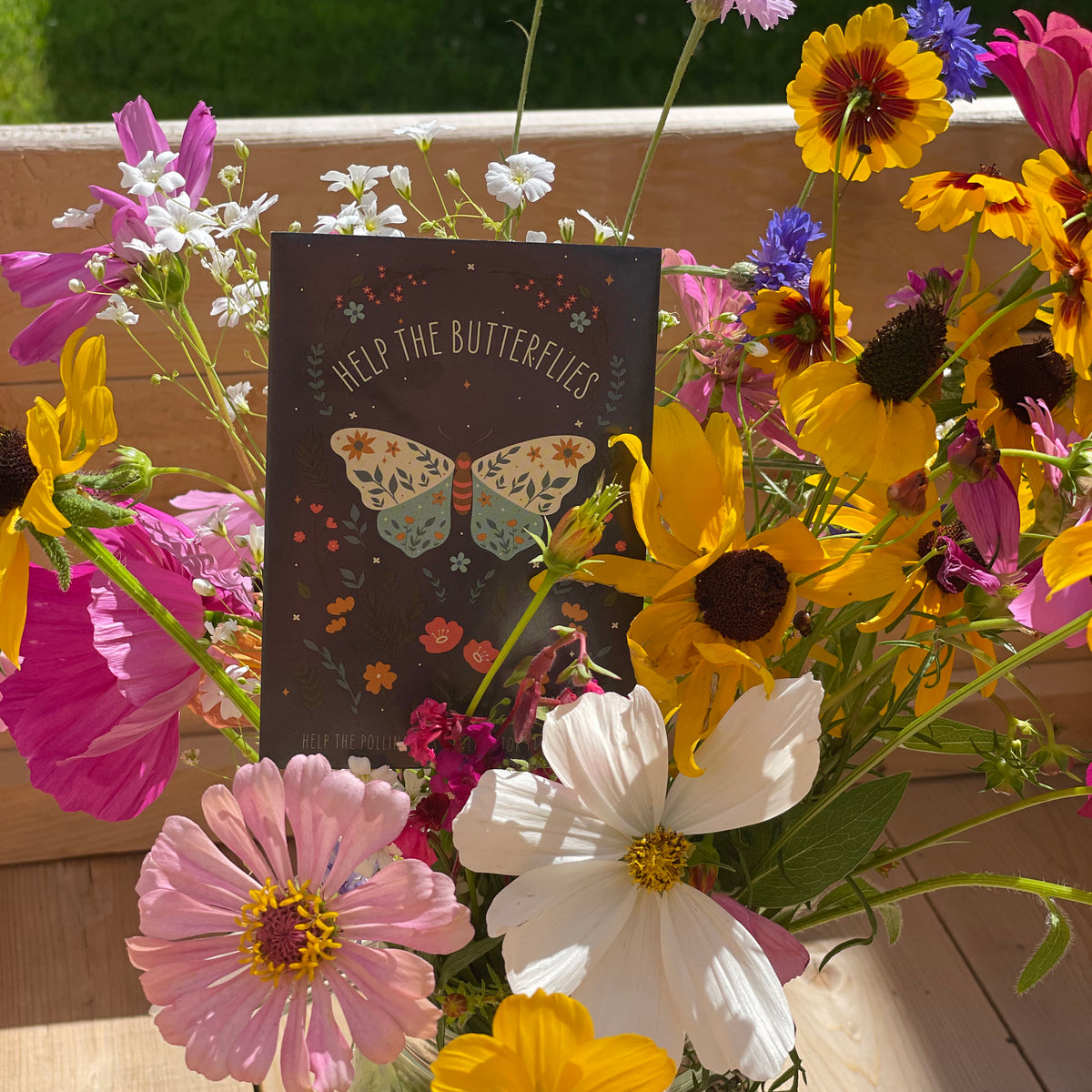 Help Butterflies Help Pollinators - Pollinator Wildflower Seed Packets