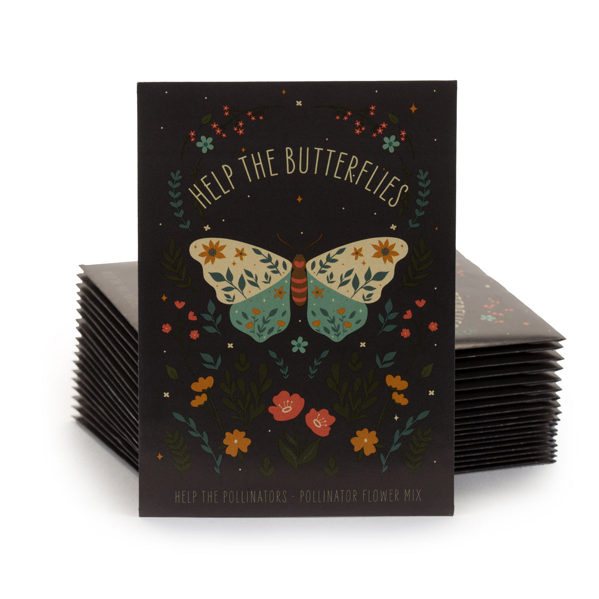 370 Piece Pollinator Special Occasion Seed Packet Retail POS Corrugated Display and Envelopes seed packet