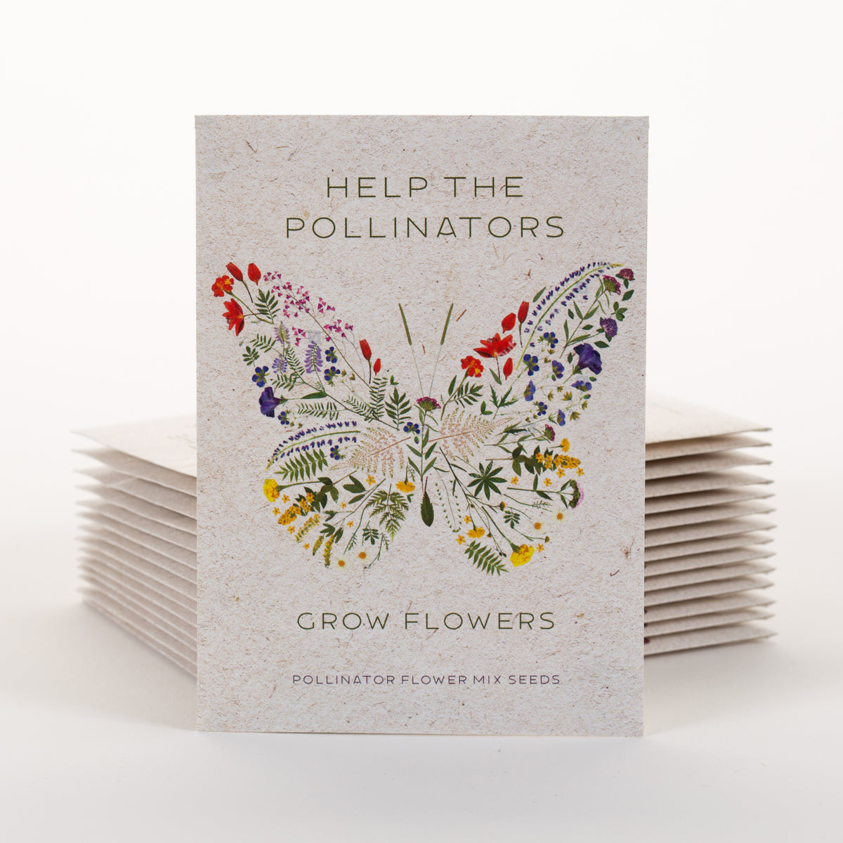 370 Piece Pollinator Special Occasion Seed Packet Retail POS Corrugated Display and Envelopes seed packet