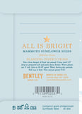 All is Bright Polar Bear Gift Tag - Mammoth Sunflower Seed Packets - Bentley Seeds