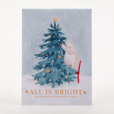 All is Bright Polar Bear Gift Tag - Mammoth Sunflower Seed Packets - Bentley Seed
