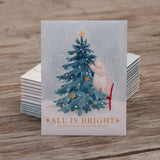 All is Bright Polar Bear Gift Tag - Mammoth Sunflower Seed Packets - Bentley Seed