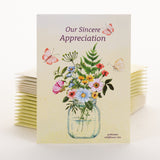 Bulk 250 Piece Thank You Special Occasion Favor Seed Packet Cards