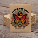 250 Piece Earth Day Favor Seed Packet Retail POS Corrugated Display