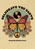 Earth Day Butterfly – Mammoth Sunflower Flower Mix Seed Packets