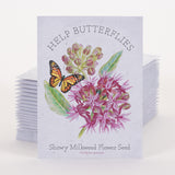 Showy Milkweed for Butterflies Seed Packets - Help Monarch Butterflies - Bentley Seed