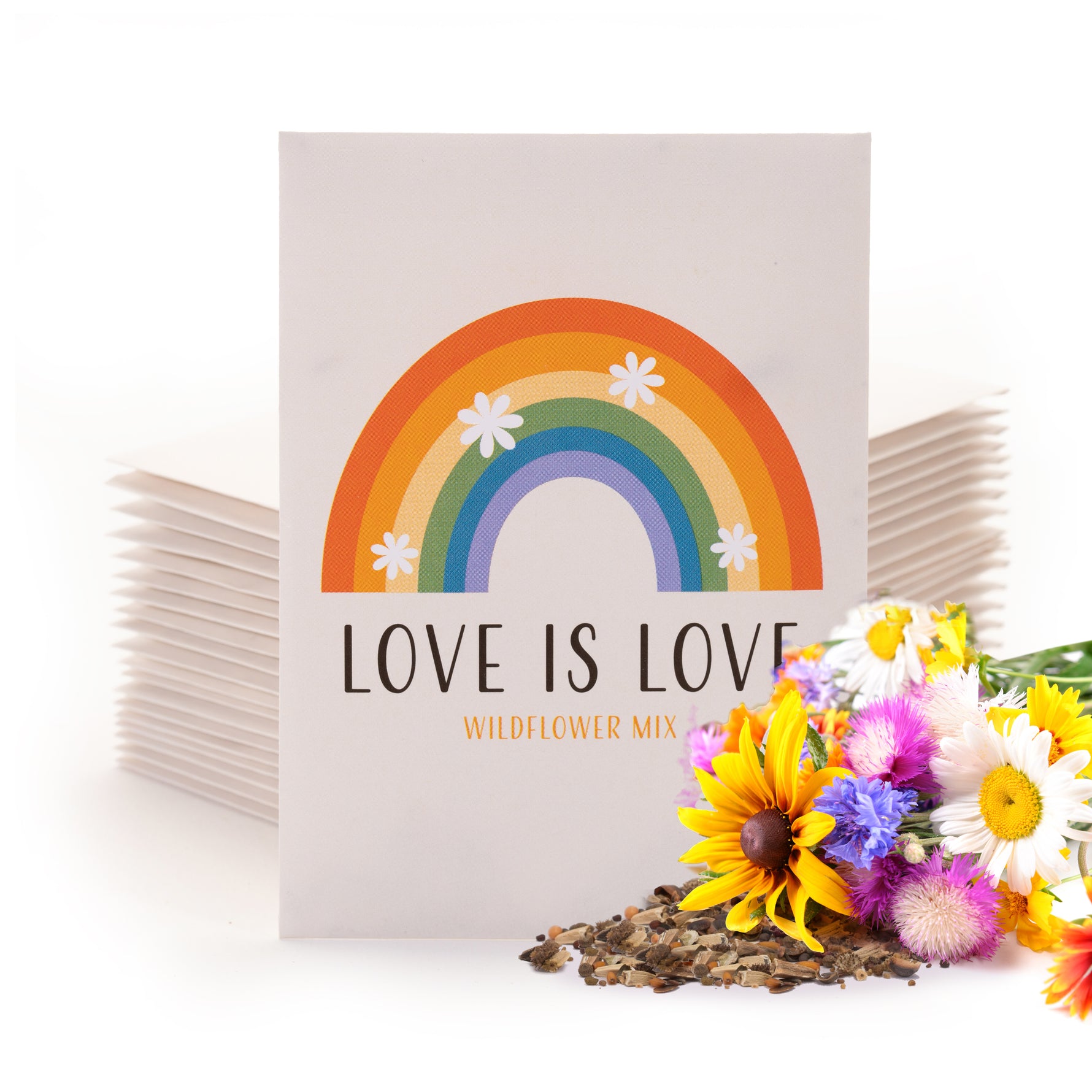 Love is Love Rainbow - Wildflower Mix Seed Packets