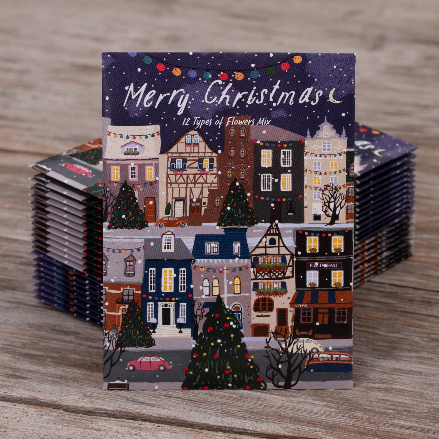 Twas the Night Before Christmas Gift Tag Card seed packet