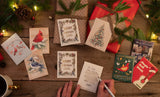 All I Want for Christmas Tree Gift Tag Card - 12 Types of Flowers Mix Seed Packets