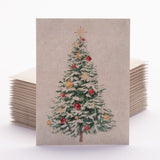 All I Want for Christmas Tree Gift Tag Card - 12 Types of Flowers Mix Seed Packets