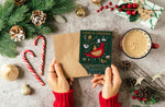 12 Days of Christmas Gift Tag Card flower seeds