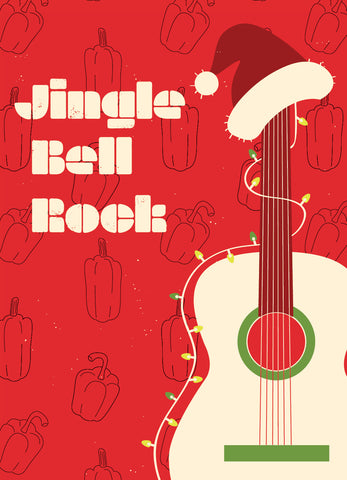 ‌Jingle Bell Rock Gift Tag Card - Bell Pepper Seed Packets