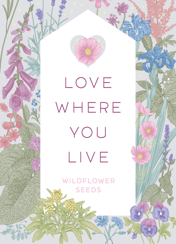 Love Where You Live - Wildflower Seed Packets