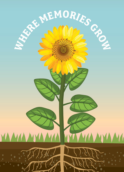 Where Memories Grow - Mammoth Sunflower Seed Packets