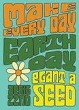 Make Earth Day Every Day 2024 Psychedelic - Shasta Daisy Seed Favor