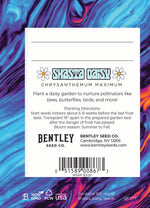 Psychedelic Make Everyday Earth Day Swirl - Shasta Daisy Seed Packets