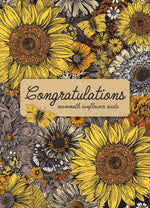 Congratulations Warm Mammoth Sunflower Seed Packets - Bentley Seeds