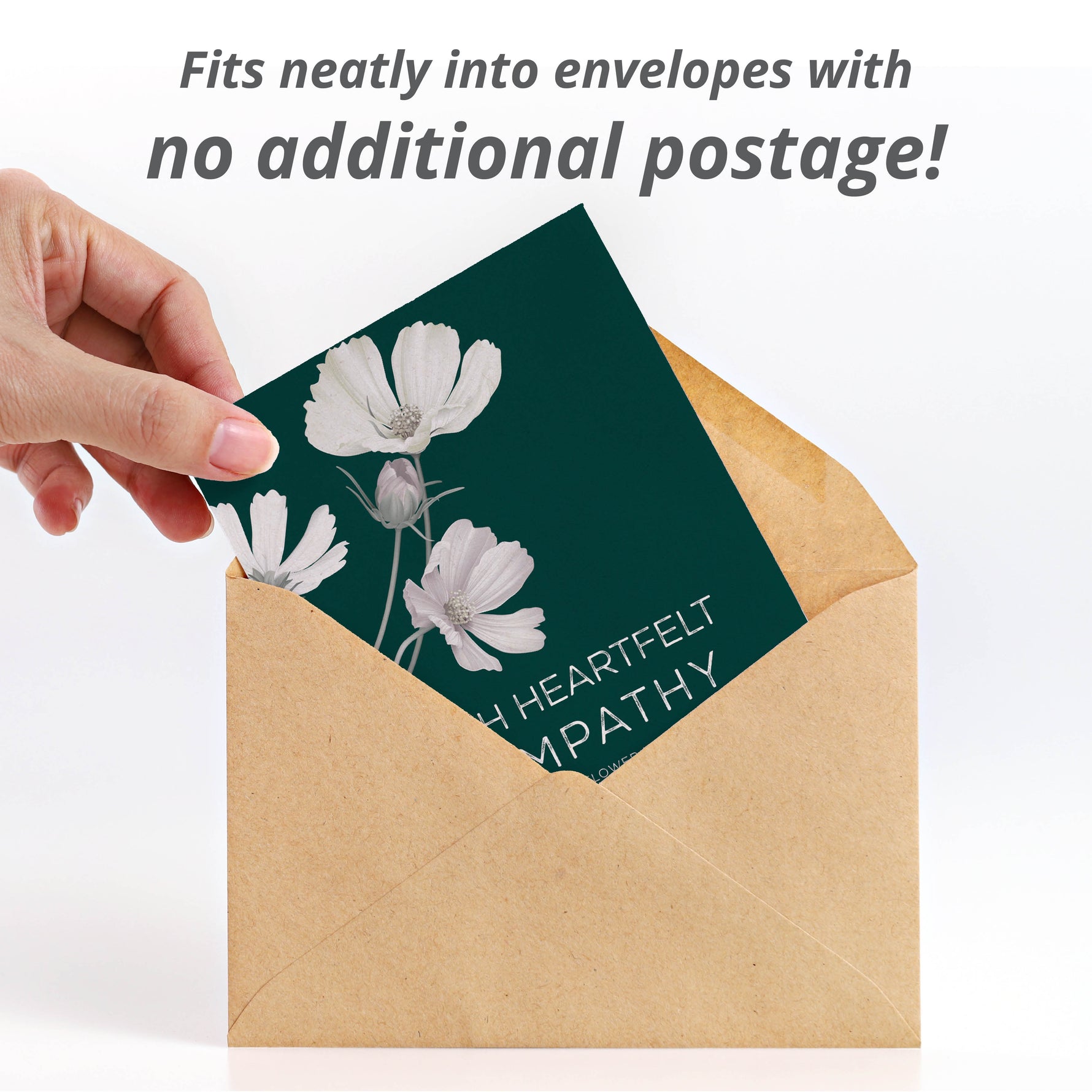 flower seed envelopes With Heartfelt Sympathy - Wildflower Mix Seed Packets