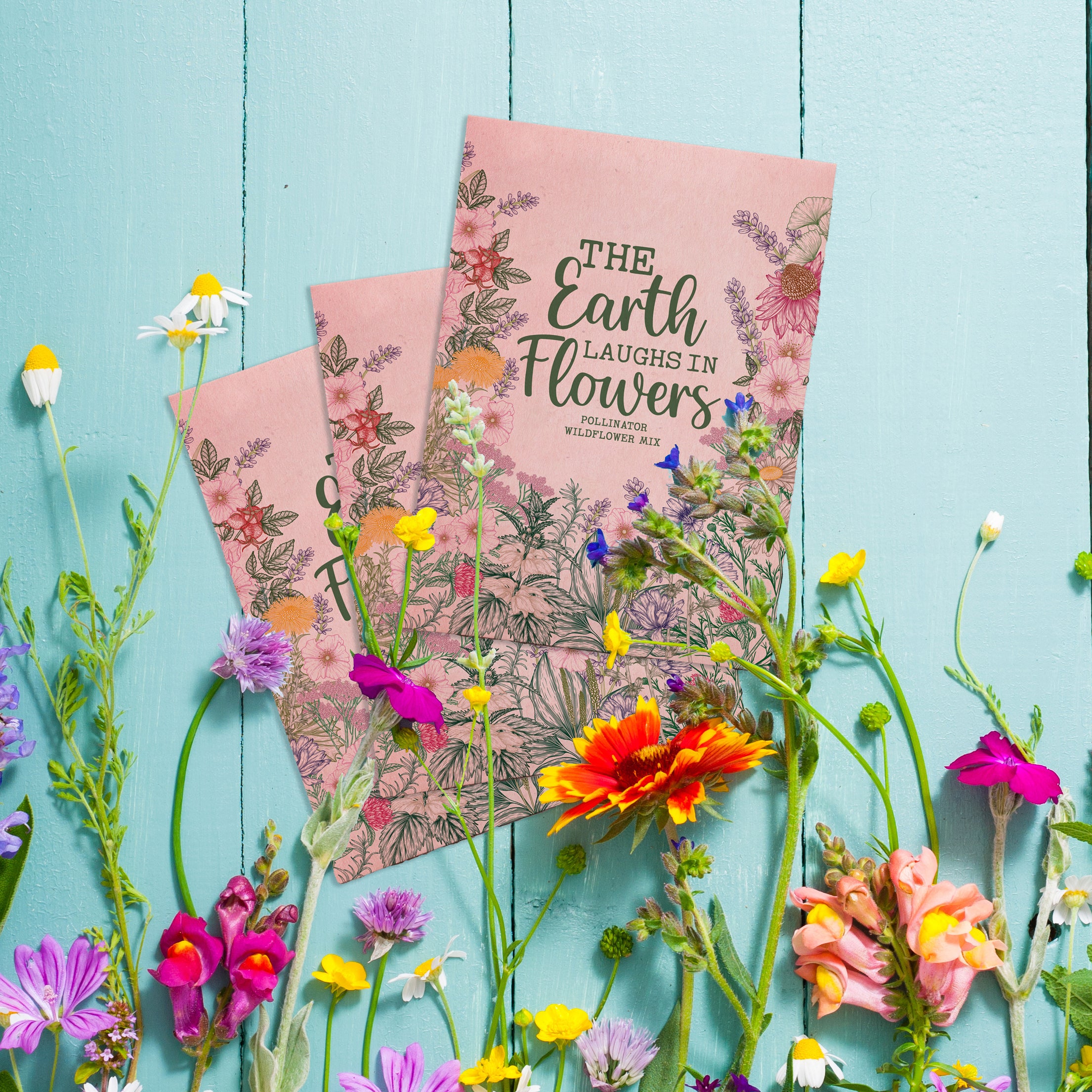 The Earth Laughs in Flowers - Wildflower Mix Seed Packets