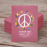 250 Piece Earth Day Favor Seed Packet Retail POS Corrugated Display