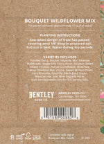 Thank You Natural Brown - Bouquet Wildflower Seed Packets - Bentley Seed