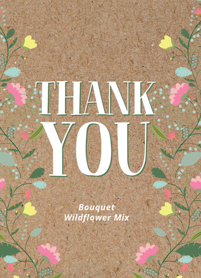 Thank You Natural Brown garden seeds