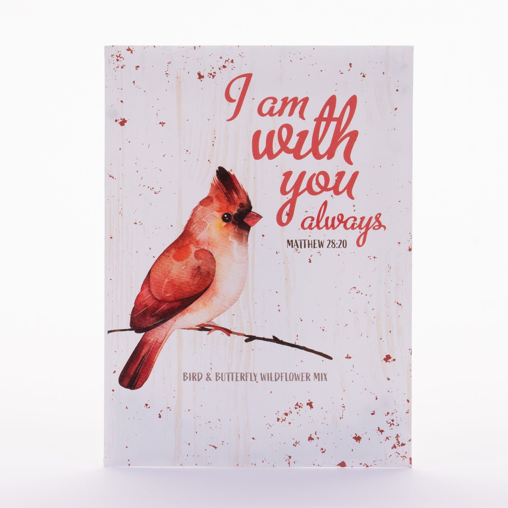 bird and butterfly wildflower seed mix I Am With You Always