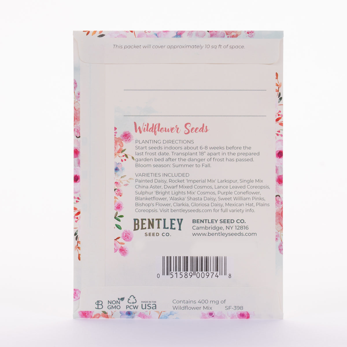 Bloom With Grace - Wildflower Mix - Faith-Themed Seed Packets - Bentley Seed