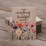 He Makes Everything Beautiful - Pollinator Wildflower Mix Seed Packets - Faith-Themed Seed Packets - Bentley Seed