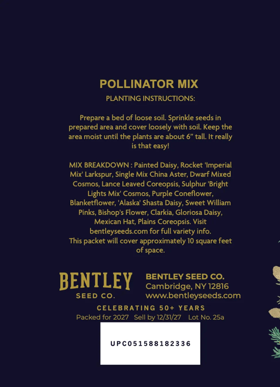 Enchanted Christmas Tree - Pollinator Wildflower Mix Seed Packets