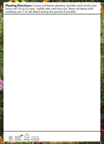 Personalized Seed Packets flower seeds