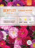 Aster, Crego Mixed Colors Seed Packets