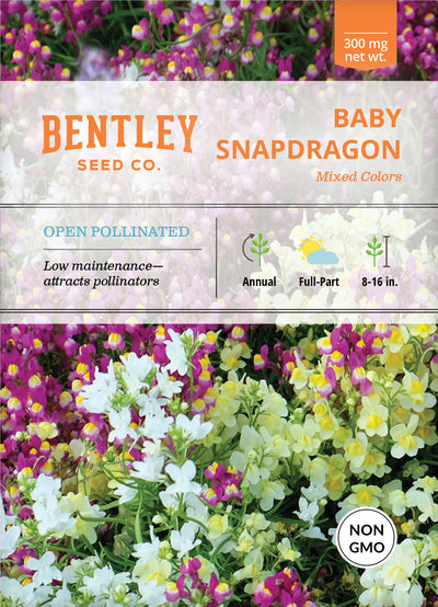 Baby Snapdragon seed packet