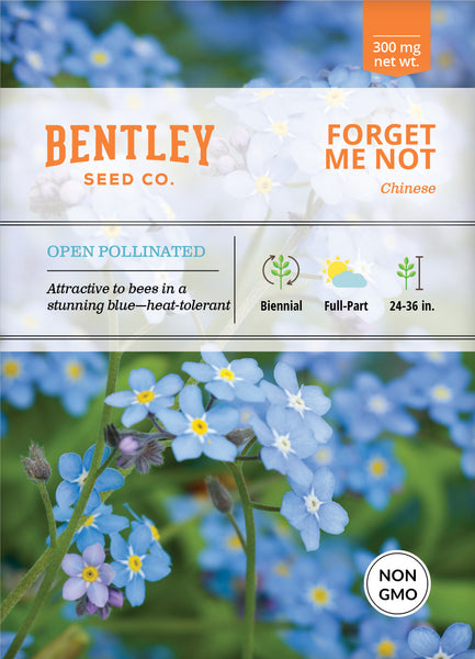 500 Forget Me Not Seeds – Organic, USA Grown, Free Shipping