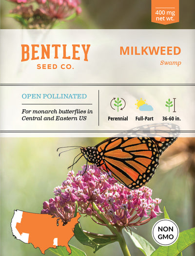 Milkweed, Swamp Seed Packets garden seeds