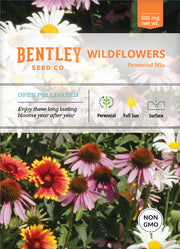 Wildflower, Perennial Wildflower Mix Seed Packets flower seeds