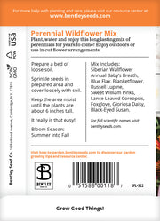 Wildflower, Perennial Wildflower Mix Seed Packets flower seeds