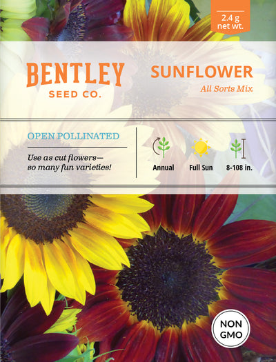 Sunflower, All Sorts Mix Seed Packets flower seeds