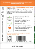 sweet pea flower seed packets Sweet Pea Flower Seed Packets