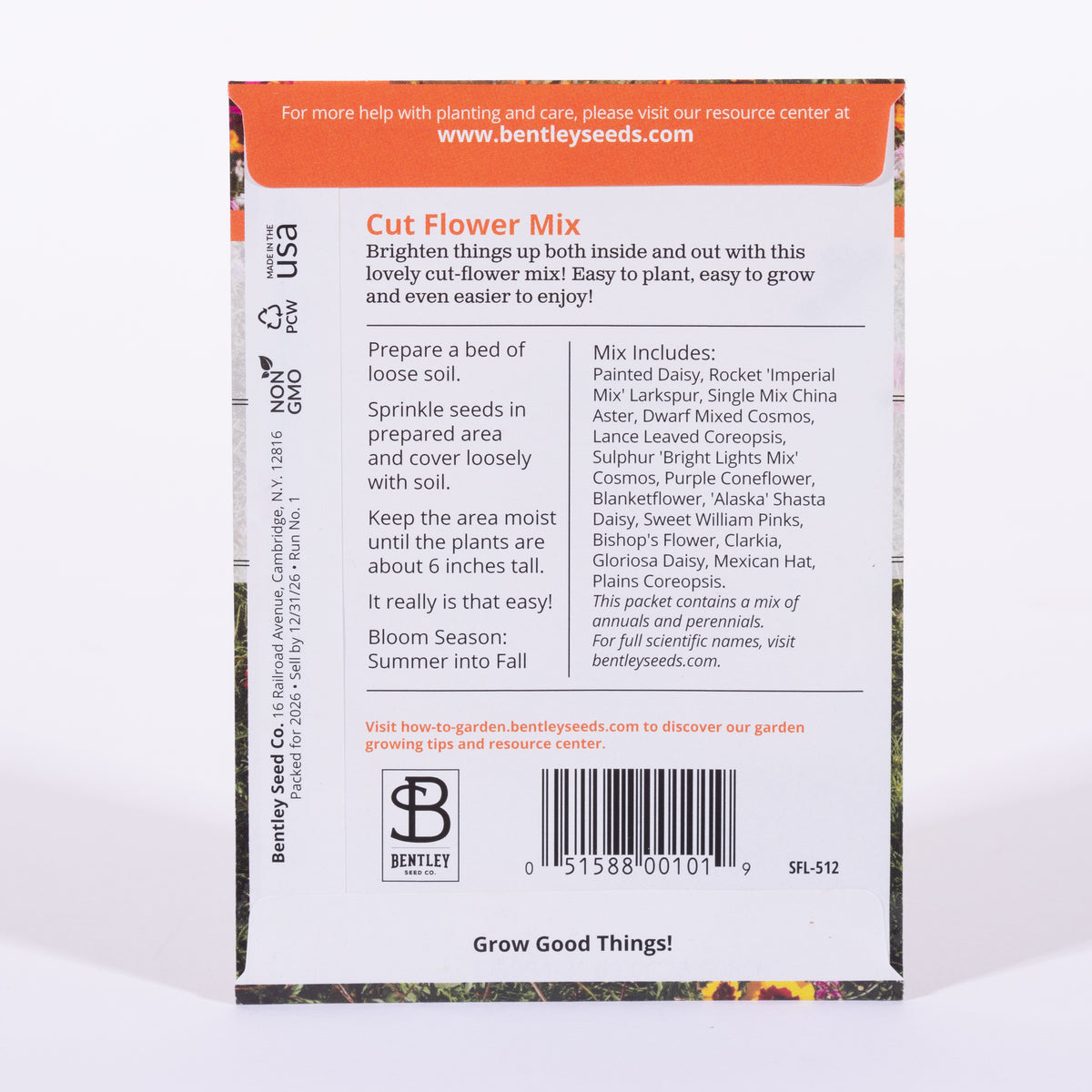 professional cut flower seeds Wildflower, Cut Flower Wildflower Mix Seed Packets