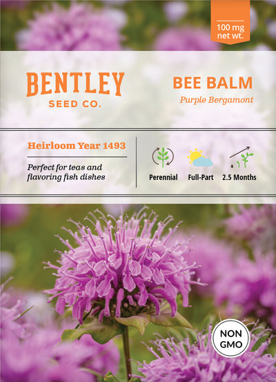 Bee Balm Seed Packets garden seeds
