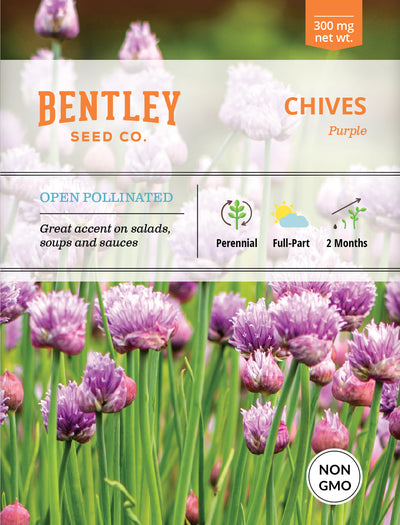 Chives Seed Packets garden seeds