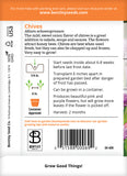 Chives Seed Packets