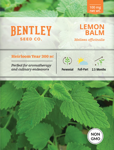 Lemon Balm Seed Packets garden seeds