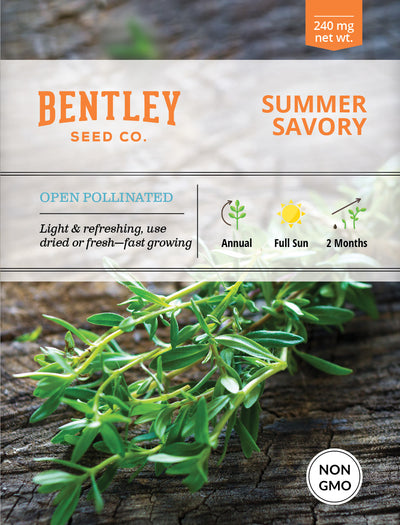 Summer Savory Seed Packets garden seeds